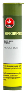 Pure Sunfarms - QUEEN GREEN PRE-ROLLS (5x .5g)