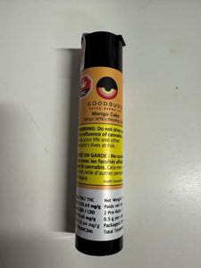 Good Buds: ORGANIC MANGO CAKE PRE-ROLLS (2x .5g)