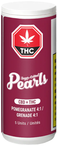 Pearls by Gron: POMEGRANATE 4:1 CBD:THC
