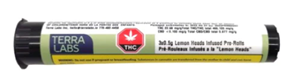 Terra Labs- LEMON OG DIAMOND INFUSED PRE-ROLL (1x 1g)