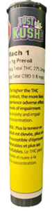 Justkush - MACH 1 PRE-ROLL (1x 1g)