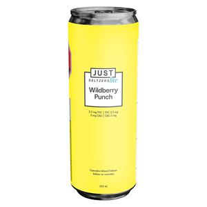 Just Seltzers Lite - WILDBERRY PUNCH SELTZER (2.5mg THC / 5mg CBG)