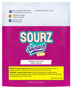 Sourz By Spinach - CBD BERRY VARIETY PACK (30x 30mg CBD)