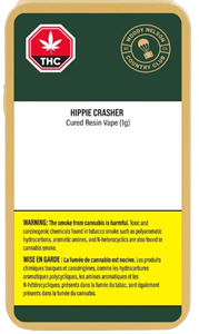 Woody Nelson : HIPPIE CRASHER VAPE CARTRIDGE (1g)