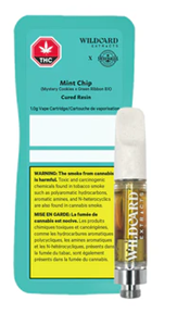 Wildcard Extracts - MINT CHIP CURED RESIN VAPE CART (1g)