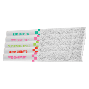 Claybourne - FLYERS FROSTED FLIGHT PACK INFUSED PRE-ROLLS (5x .5g)