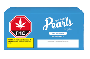 Pearls By Grön - BLUE RAZZLEBERRY MULTIPACK (50x 2mg THC / 6mg CBG)