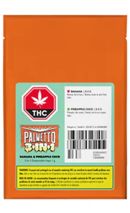 Palmetto - BANANA & PINEAPPLE COCO 3-IN-1 DISP VAPE (1g)