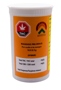 Green Mountain Health Alliance - MANGOZ PRE-ROLLS (10x .5g)