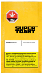 Super Toast - PASSIONFRUIT SALUTE LIQUID DIAMONDS VAPE CART (1g)