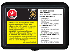 Station House -SATIVA DAYTIME EXPRESS PRE-ROLLS (12x .5g)