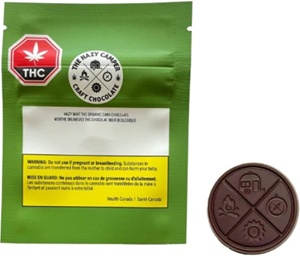 The Hazy Camper: HAZY MINT THC ORGANIC DARK CHOCOLATE (10mg)