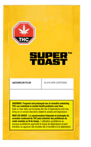 Super Toast - WATERMELON FELON LIQUID DIAMONDS VAPE CART (1g)